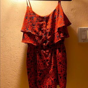 Bebe jumpsuit short size small